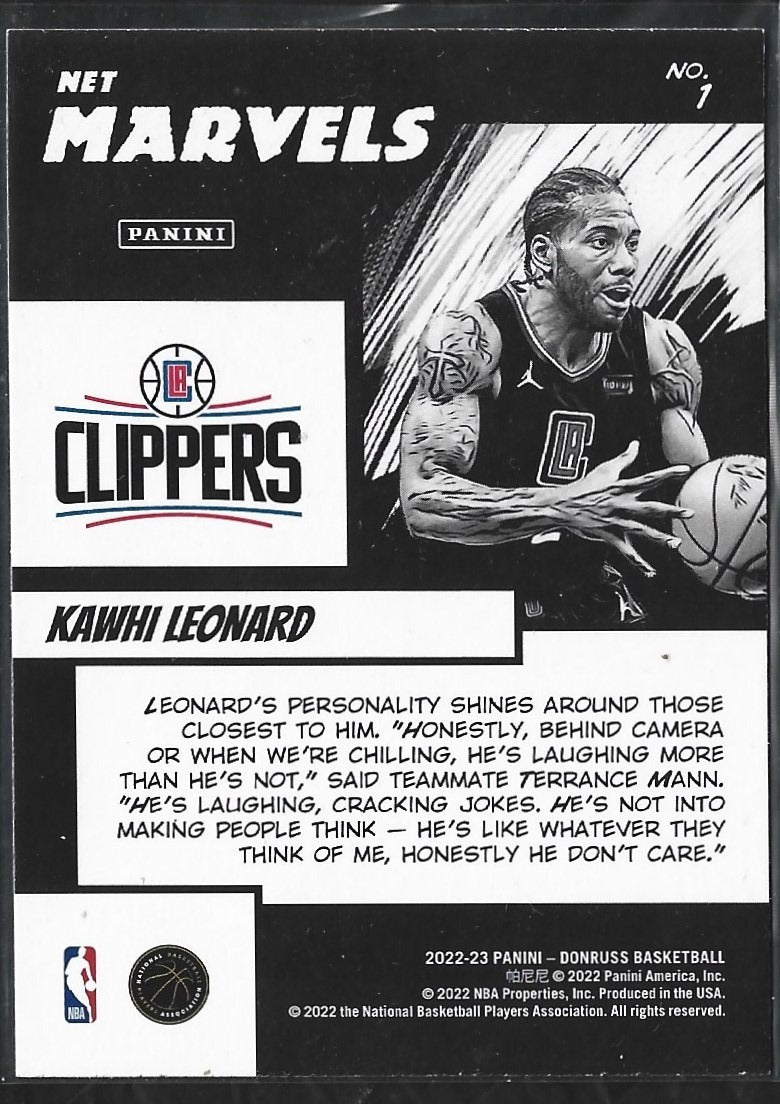 Kawhi Leonard Net Marvels