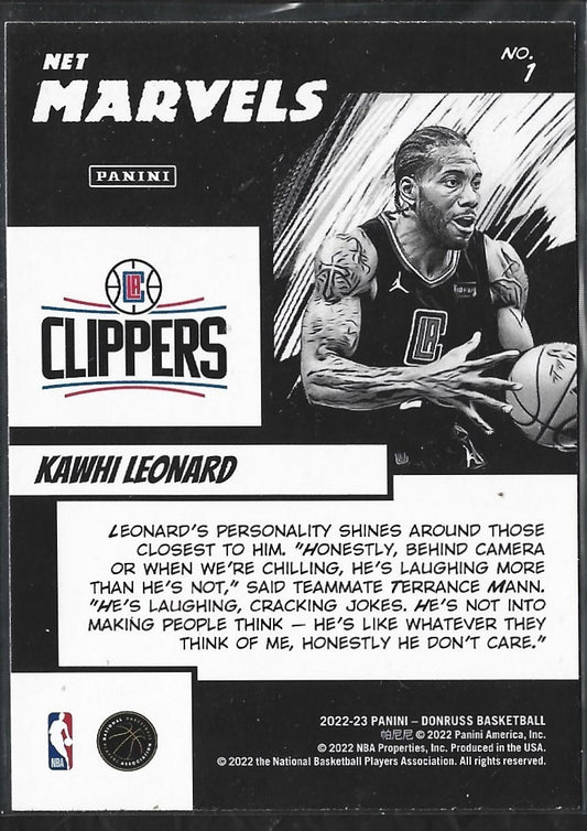 Kawhi Leonard Net Marvels