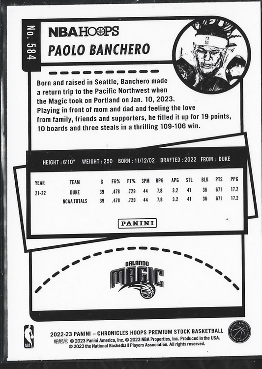 Paolo Banchero Hoops Premium