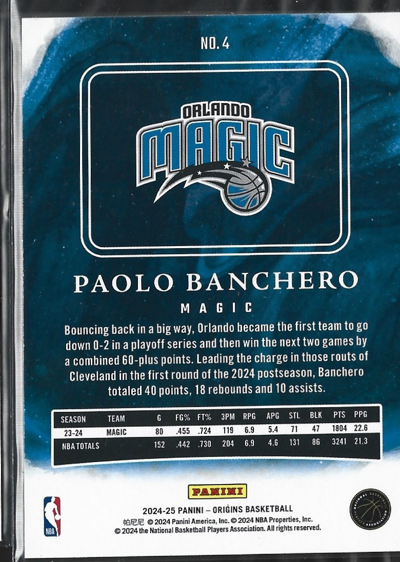 Paolo Banchero Origins