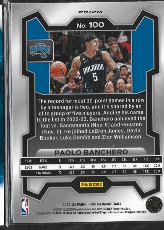 Paolo Banchero Prizm Silver