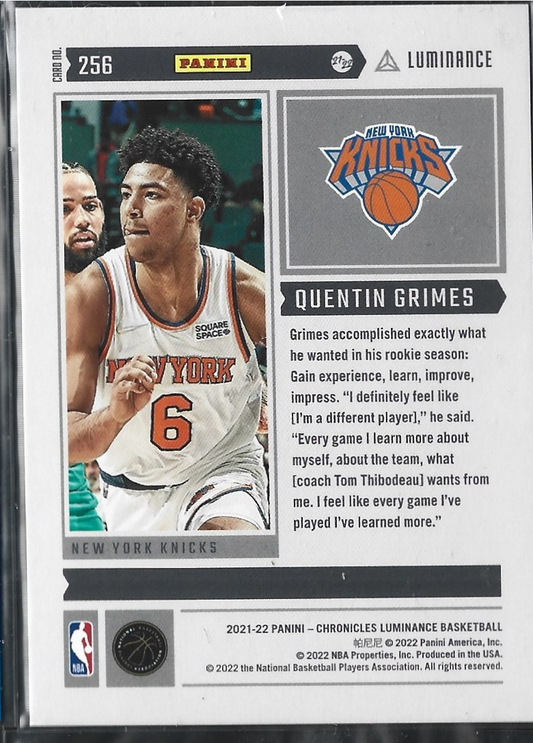 Quentin Grimes Luminance Green Asia /44