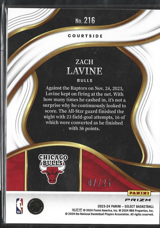 Zach Lavine Courtside Blue Disco /25