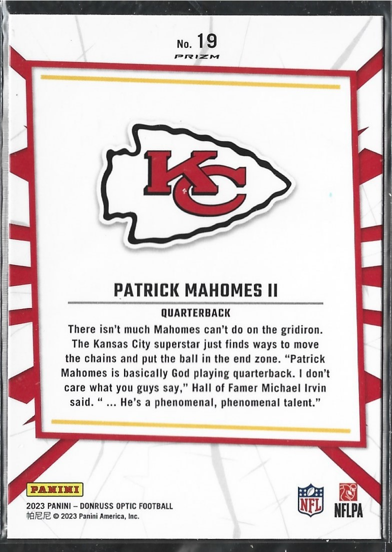 Patrick Mahomes II My House Silver