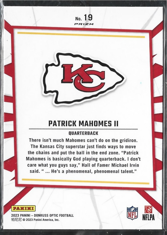 Patrick Mahomes II My House Silver