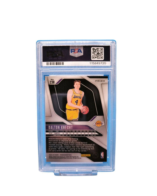 Dalton Knecht Prizm Green Wave PSA 10