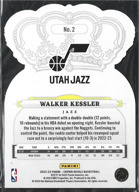 Walker Kessler Crown Royale Crystal Red /49