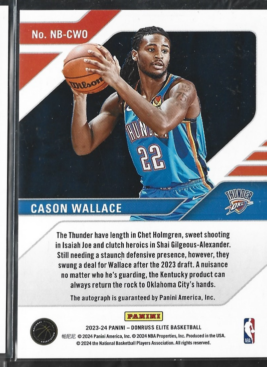 Cason Wallace New Breed Auto
