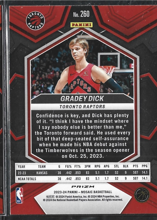 Gradey Dick NBA Debut Blue