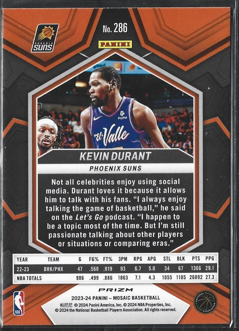 Kevin Durant City Edition Silver