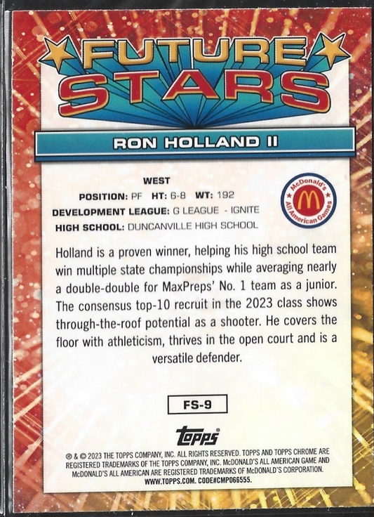 Ron Holland II Future Stars Refractor