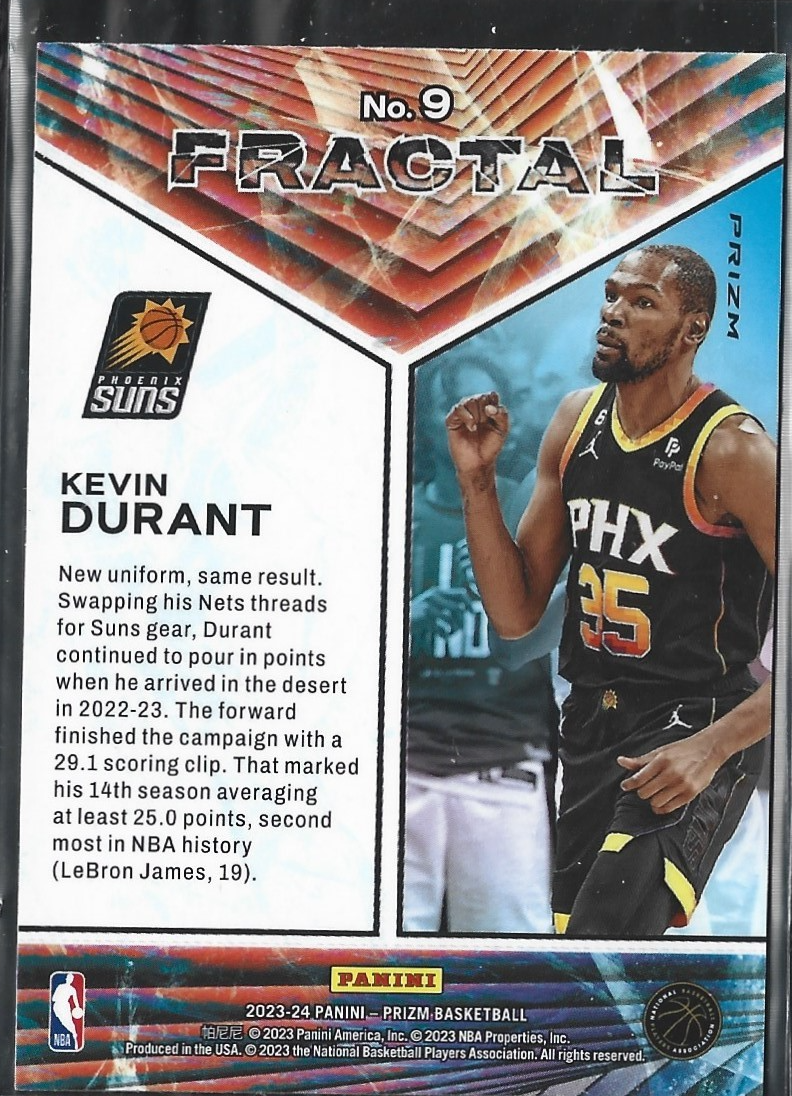 Kevin Durant Fractal Silver
