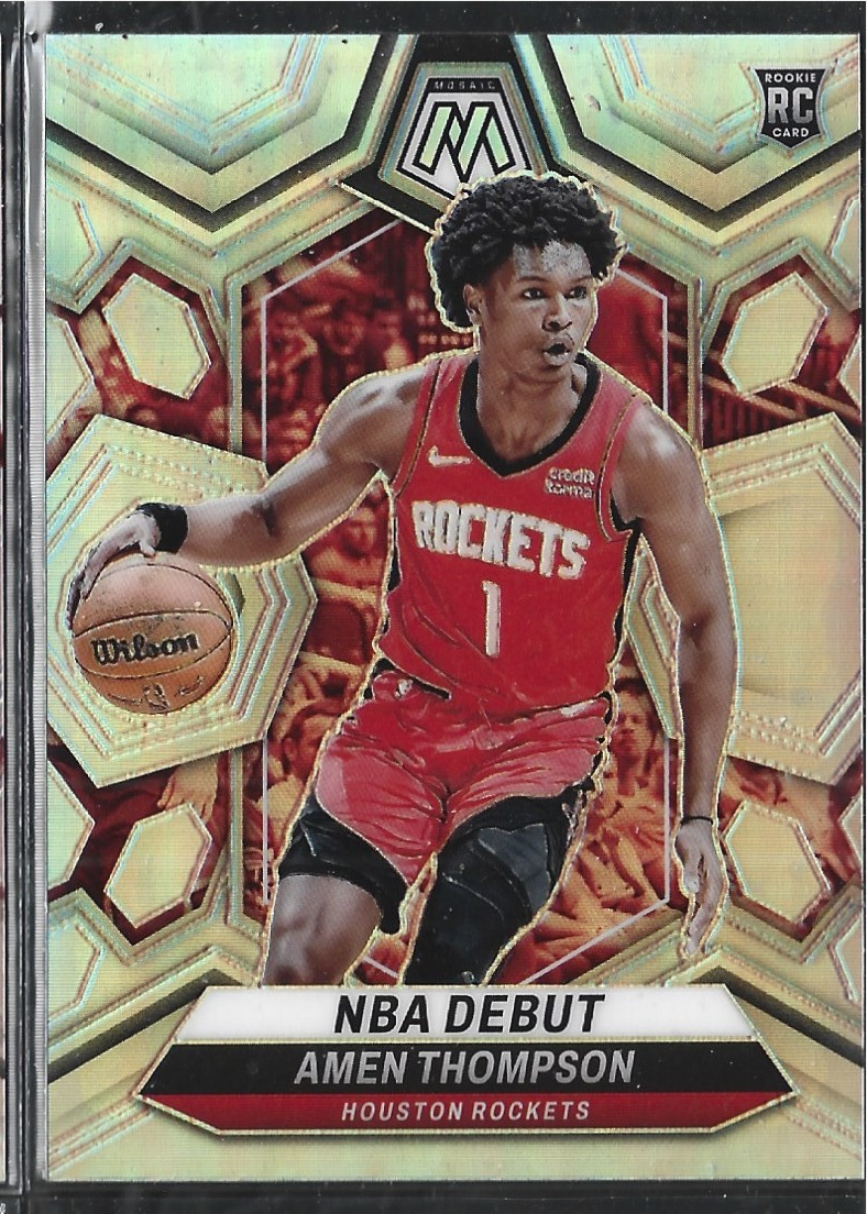 Amen Thompson NBA Debut Silver