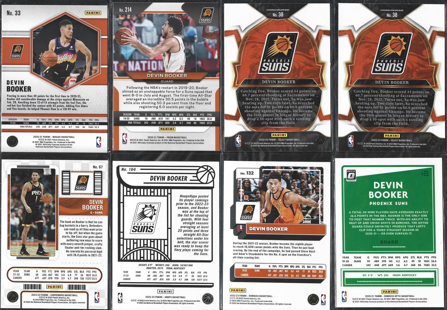 Devin Booker 20 php Assorted Cards