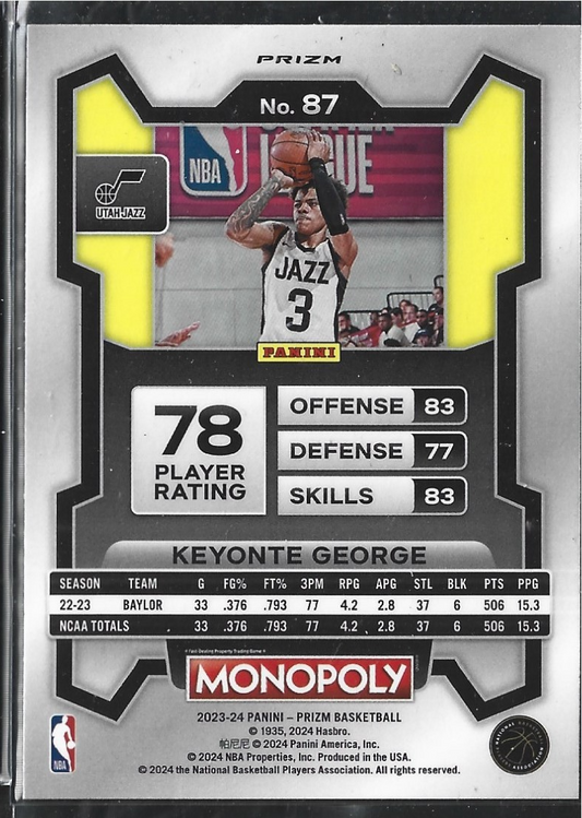 Keyonte George Monopoly Purplewave