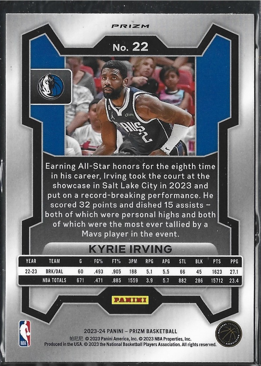 Kyrie Irving Prizm Red Cracked Ice