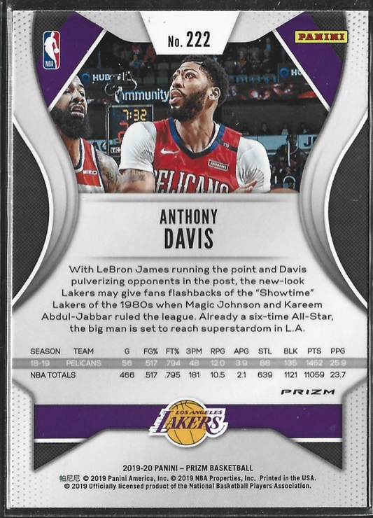 Anthony Davis Prizm Pink Cracked Ice