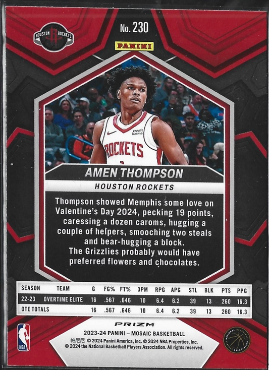 Amen Thompson Mosaic Green
