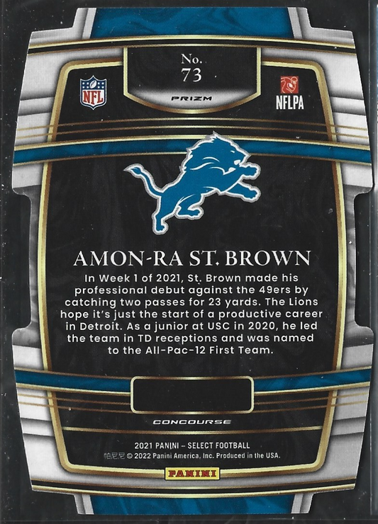 Amon-Ra St. Brown Concourse RWB Diecut