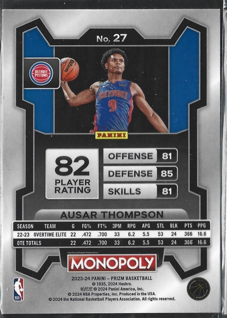 Ausar Thompson Monopoly RC