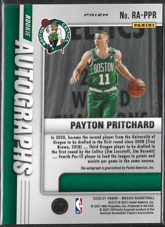 Payton Pritchard Rookie Autographs