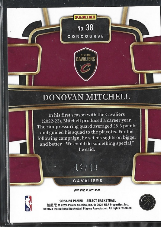 Donovan Mitchell Select Concourse Light Blue Disco /99