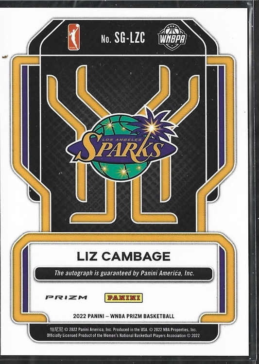 Liz Cambage Prizm Silver Auto
