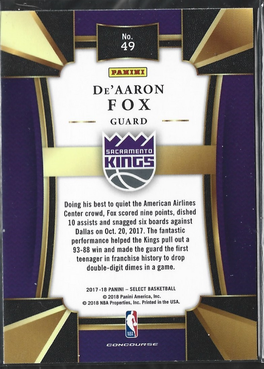 De'Aaron Fox Concourse RC