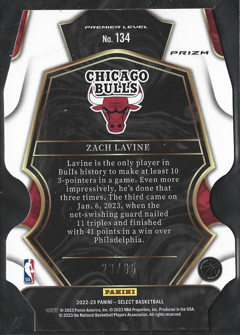 Zach Lavine Mezzanine Purple Cracked Ice /99