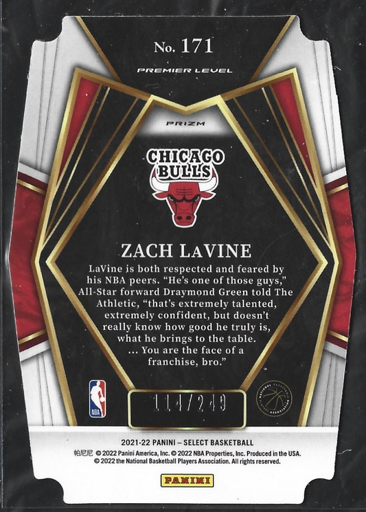 Zach Lavine Premier Diecut Blue /249