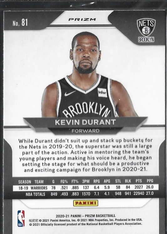 Kevin Durant Prizm Pink Ice