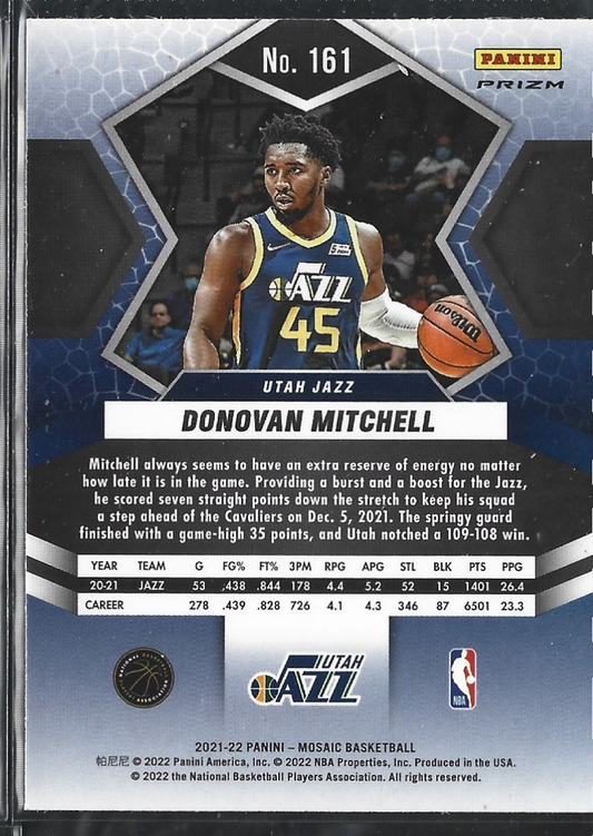 Donovan Mitchell Mosaic Gold Wave