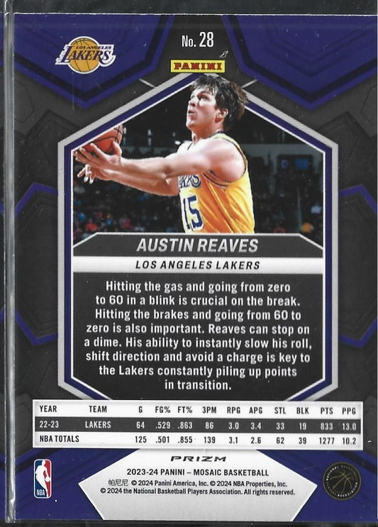 Austin Reaves Mosaic Disco