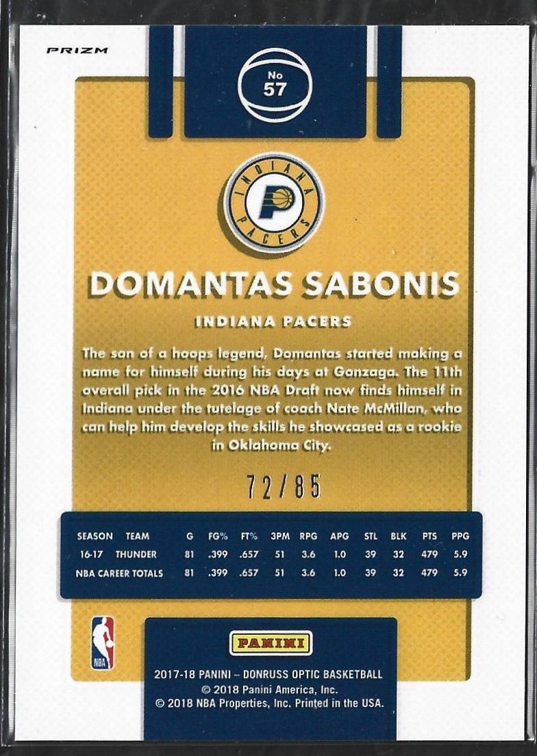 Domantas Sabonis Red Fastbreak Disco /85