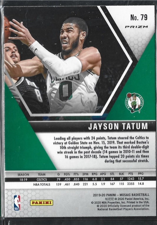Jayson Tatum Mosaic Red