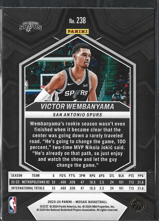 Victor Wembanyama Mosaic Rookie