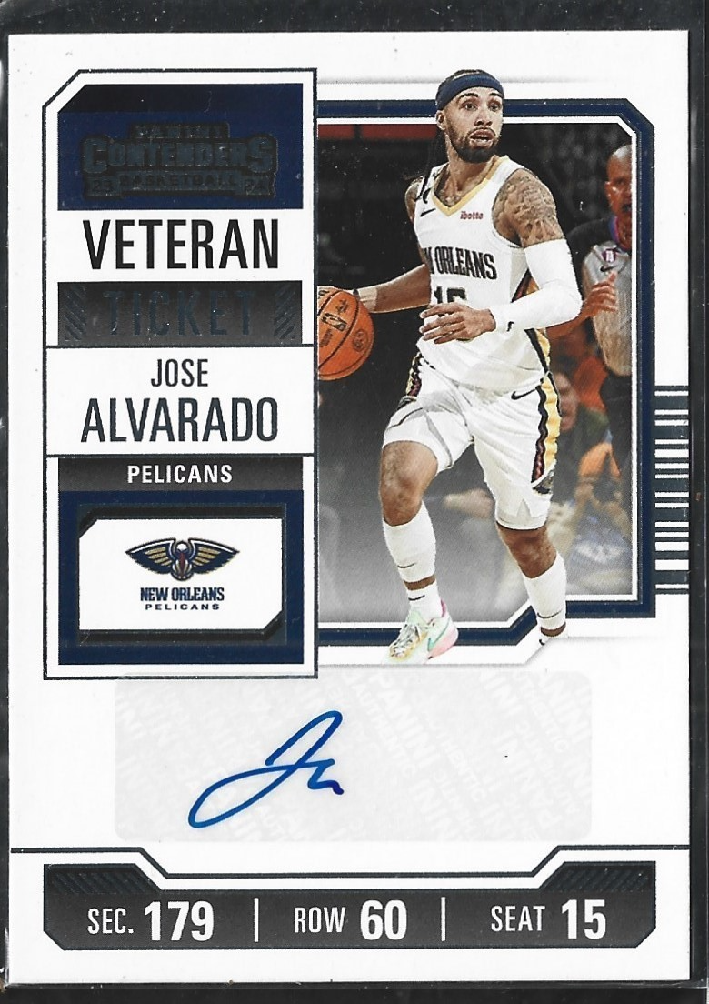 Jose Alvarado Veteran Ticket Auto