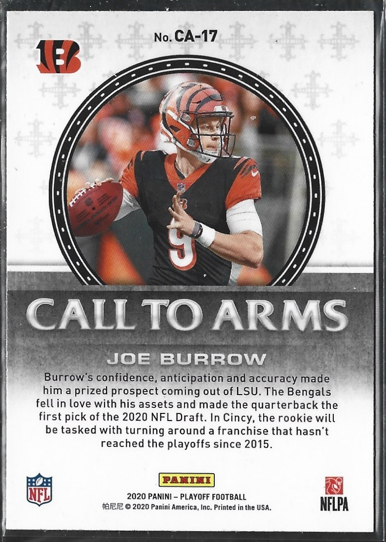 Joe Burrow Call to Arms