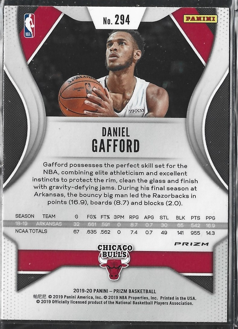 Daniel Gafford Prizm RC Silver