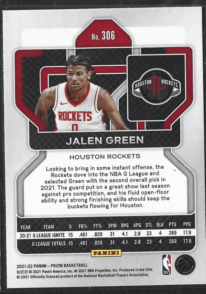 Jalen Green Prizm