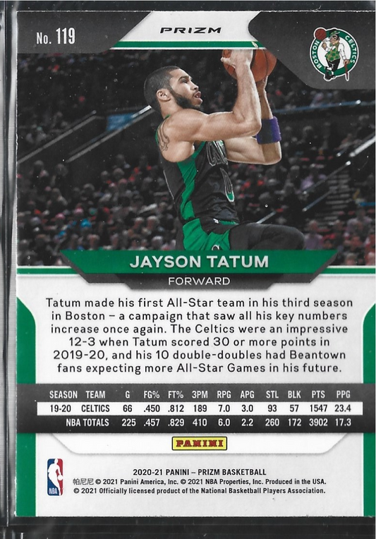 Jayson Tatum Prizm Ruby Wave