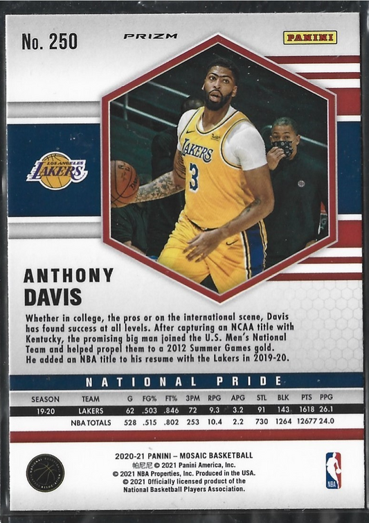 Anthony Davis Mosaic Gold Wave