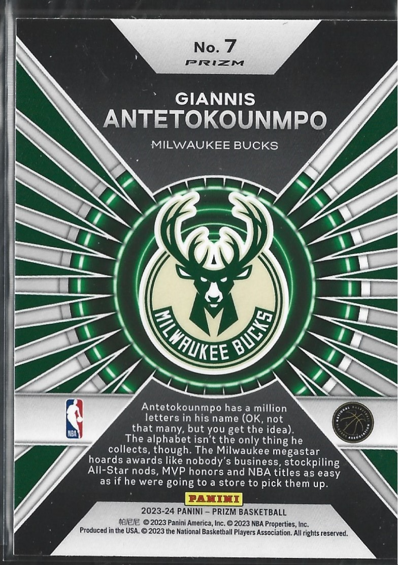 Giannis Antetokounmpo Dominance Silver