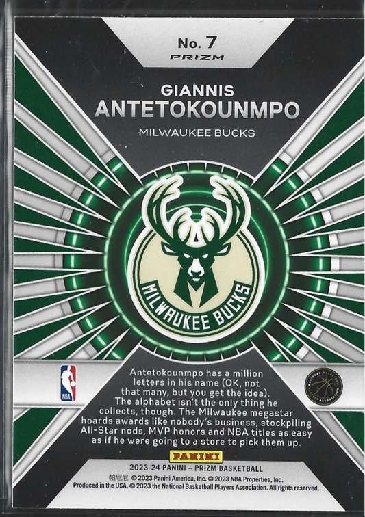 Giannis Antetokounmpo Dominance Silver