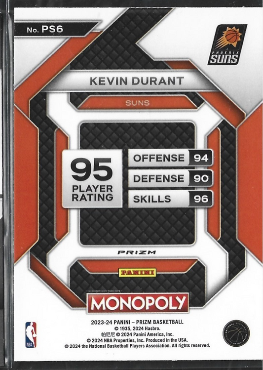 Kevin Durant Monopoly Red Icons