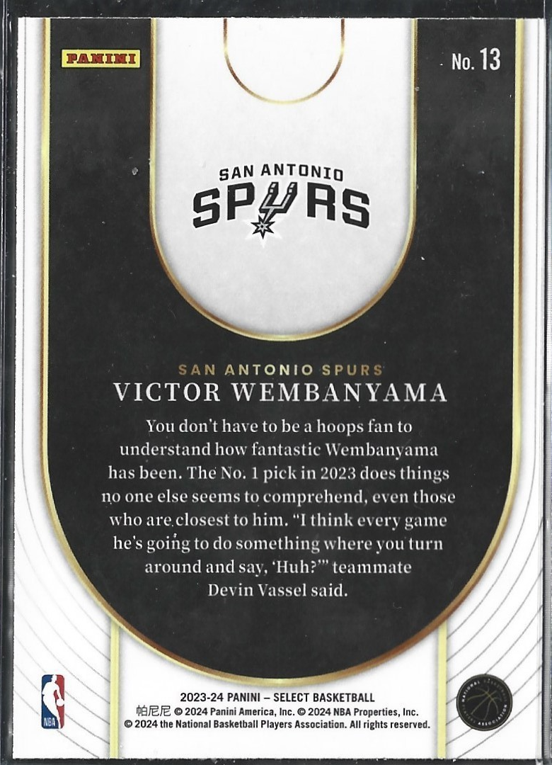 Victor Wembanyama Select Neon Icon