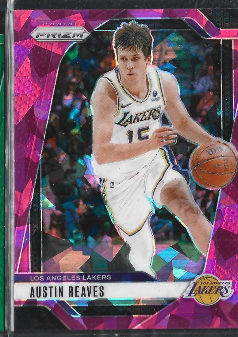 Austin Reaves Prizm Pink Cracked Ice