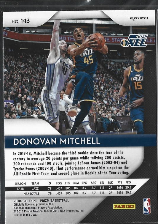 Donovan Mitchell Prizm Pink Cracked Ice