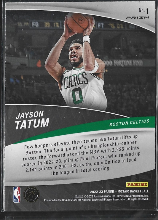 Jayson Tatum Elevate Silver Mosaic