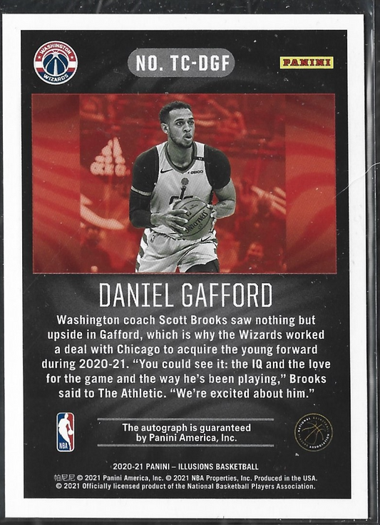 Daniel Gafford Trophy Collection Auto